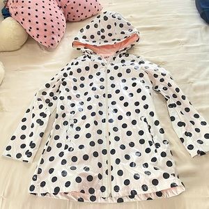 Girls PolkaDot Rain Jacket